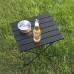 Dingyue Petite table de camping pliable en alliage d'aluminium léger pour l'extérieur Cadeau idéal