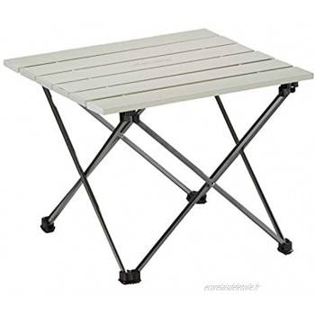 Grand Canyon Tucket Table Mini Table de Camping Aluminium Aluminium Argent