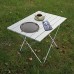 Ichiias Table de Camping Pliante en Alliage d'aluminium Bureau Portable pour Camping en Plein airS