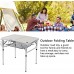 LIKJ Table de Barbecue Portable Facile à Transporter Ultra-légère et Durable Table de Camping extérieur pour Pique-Nique en Camping réunion de Famille
