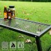 MARMODAY Petite table de camping portable pliable noire robuste et stable