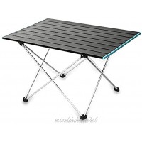 RENJIANFENG Table de Camping Pliante Table Pliable Aluminium,pour Camping Nature Pique-Nique Barbecue Jardin Balcon,56x40.5x40cm