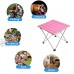 Table de camping pliant table pique-nique portable table de pêche légère BBQ Table en aluminium de table rose Cour de pique-nique table et chaise