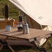 Tables de Camping à Rouleau d'oeuf d'extérieur Portable Pliante à l'autodécole en Bois Camping Barbecue de Pique-Nique Color : Brown Size : 90 * 60 * 44cm