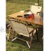Tables de Camping en Plein air de Pliage Stand Portable de Rouleau d'oeufs Camping Barbecue Pique-Nique de Pique-Nique de Bois Auto-Conduite Color : A Size : 120 * 60 * 44CM