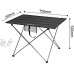 Tables Pliante extérieure Ultra-légère Pliante Portable de Camping Petite Voiture Portable Color : Black Size : 75 * 55 * 52cm