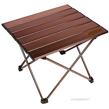 YMXLJ Table de Camping Portable léger en Alliage d'aluminium Table Pliante très approprié pour Pique-Nique extérieur randonnée pédestre pêche