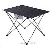 YMXLJ Table Pliante Table De Camping Ultra-légère Portable Extérieure avec Sac De Rangement Adaptée à L'extérieur Camping Pique-Nique Barbecue Plage Pêche