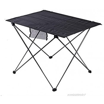 YMXLJ Table Pliante Table De Camping Ultra-légère Portable Extérieure avec Sac De Rangement Adaptée à L'extérieur Camping Pique-Nique Barbecue Plage Pêche