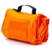 FLEXEO Kit de premiers secours en plein air randonnée ski escalade format rouleau pratique s'adapte à n'importe quel sac à dos résistant à l'eau 59 pièces orange