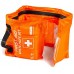 FLEXEO Kit de premiers secours en plein air randonnée ski escalade format rouleau pratique s'adapte à n'importe quel sac à dos résistant à l'eau 59 pièces orange