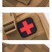Maijia Sac de premiers secours vide pochette médicale d'urgence pour équipement de survie sac à dos militaire de premiers secours pour voyage randonnée Noir Taille Unique