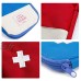 Mini pochette de premiers secours sac de rangement d'urgence portable pour boîtes à médicaments sac médical vide pour le sport le camping la randonnée en plein air rose