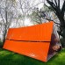 Pesine Abri de survie d'urgence couverture thermique pliable tente de sauvetage militaire pour camping en plein air randonnée
