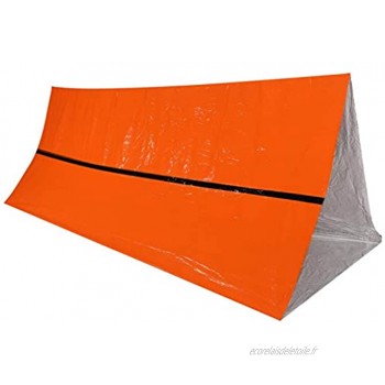 Sac de Couchage d'urgence Couverture Thermique imperméable de Camping et de randonnée couvertures d'urgence abri de Sauvetage Pliable Tente de Survie en Plein air