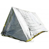 T TOOYFUL Bâche Tente Imperméable Anti-Pluie Couverture de Survie d’Urgence Portable pour Camping Randonnée Cyclism avec Corde