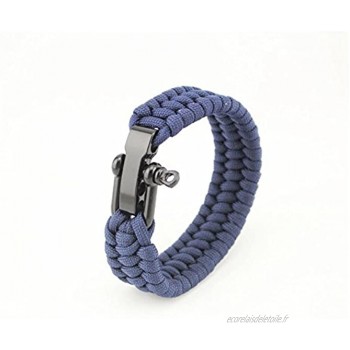 KUSINA Bracelet Paracorde Bracelet de Survie paracorde Ajustable Fermoir en Acier Inoxydable Camping,randonnée,etc