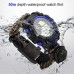 Montre de survie montre-bracelet multifonctionnelle Imperméable à l'eau de survie d'urgence comprenant une boussole Flint Paracord sifflet Montre pour la randonnée en plein air Camping Chasse Escalade