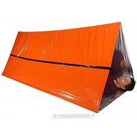 Tente de Survie Tente d'urgence Abri d'urgence pour la randonnée Camping Kits de Survie en Plein air