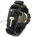 YzoTek 6 en 1 Montre-Bracelet de Survie en Plein Air Outils de Premiers Soins avec Bracelet Étanche pour Sports d'urgence avec Paracord Boussole Thermomètre Sifflet Allume-feu Grattoir