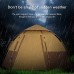 0℃ Outdoor Tente Dôme étanche et Anti-UV Tente Camping 3-4 Places Pop-up Spacieuse Facile à Installer Tentes Imperméables et Ventilées pour Le Camping la Randonnée Les Fêtes de Famille Sorties