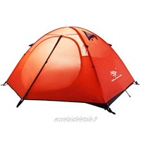 Azarxis Tente de Camping 2 Personnes 3 Saisons Tente Dôme 2 Places Ultra Légère Tente Bivouac UPF 50+ Imperméable pour Randonné Camping Trekking
