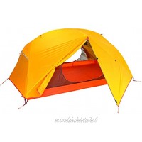 Azarxis Tente en Silicone 2 3 Personnes Tente Double Couche 2 3 Places Tente Dôme Imperméable Ultra Légère pour Camping Randonnée Plage