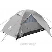 Bessport Camping Tente 1 et 2 Personnes et 4 Personnes Ultra Légère Facile à Installer Tentes Dôme Double Couche Tente 4 Saison Imperméable Ventilée pour Pique-Nique Randonnée Camping