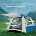 Camping Tente 3-4 Personnes Tente Instantanée Ultra Légère Tentes Dôme Imperméable Anti UV pour Randonnée Plage Camping Extérieur Sun Shelter
