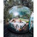 CCAN Tente Transparente Gonflable Bulle Maison Camping en Plein air Voyage chez l'habitant Terrain de Golf Lieu de Repos tentes de dôme d'air Happy Life