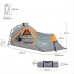 Lumaland Where Tomorrow Tente Solo Pop Up Tente 1 Personne Triangle 225x100x57 cm Camping Festival ultraléger Petit Format étanche Robuste