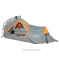Lumaland Where Tomorrow Tente Solo Pop Up Tente 1 Personne Triangle 225x100x57 cm Camping Festival ultraléger Petit Format étanche Robuste
