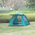Outsunny Tente Pop up Montage instantané Tente de Camping 3-4 pers. 2 Portes + 2 fenêtres dim. 2,1L x 2,1l x 1,4H m Fibre Verre Polyester Oxford Vert Turquoise