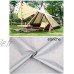 Sport Tent Tente de Tipi Camping Familiale Imperméable avec 2 Portes et Porche pour 3-4 Personnes