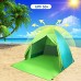 Tente Anti UV 50 Tente de Plage pour 2-3 Personnes Enfant Adulte Tente de Plage avec piquets de Tente pour Sac de Transport