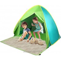 Tente Anti UV 50 Tente de Plage pour 2-3 Personnes  Enfant Adulte Tente de Plage avec piquets de Tente pour Sac de Transport