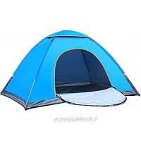 Tente Camping 3-4 Personnes Outdoor Tente Pop up Automatique 4 Saison Famille Tente Dôme Imperméable étanche Coupe-Vent Anti UV pour Pique-Nique Randonnée Plage Randonnée