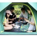 Tente Camping étanche et Anti-UV Tente d'ouverture Automatique Rapide Tente 3-4 Personnes extérieur épaissie Tentes de dôme Couleur : Vert Size : 3-4 People