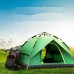 Tente Camping étanche et Anti-UV Tente d'ouverture Automatique Rapide Tente 3-4 Personnes extérieur épaissie Tentes de dôme Couleur : Vert Size : 3-4 People