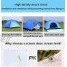 Tente de Camping Dôme Légère 1-4 Personnes Camping Festival 4 Saison Imperméable Anti UV Ventilée pour Pique-Nique Randonnée Camping Trekking