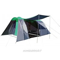 Tente de Camping HWC-A99 6 Personnes dôme Vert Gris