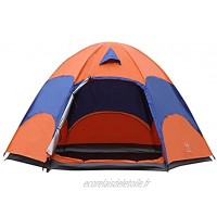 Tente de camping imperméable coupe-vent légère tente de randonnée 2-3 personnes installation facile tente extérieure double couche pour famille camping chasse randonnée alpinisme voyage 240X240X145cm