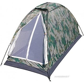 Tente De Camping Tente Dôme Compacte Tente Simple Légère Coupe-vent Et Imperméable Tente D'abri Du Soleil Tente De Camouflage Facile À Installer Pour 1 Personne Randonnée Camping En Plein Air Voyage