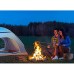 Tente dôme de Camping Tente Pliante à Double Porte pour 3-4Personnes avec Ventilation légère imperméable avec Double Toit pour Le Plein air pour Camping Plage Pique-Nique extérieur