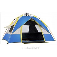 Tentes dôme tentes Cadre tentes de tentes fenêtres contextuelles Camping en Plein air Camping épais de Pluie de Pluie Tente 3-4 Personnes Tente Pop-up Tente écran écran Solaire de Camping