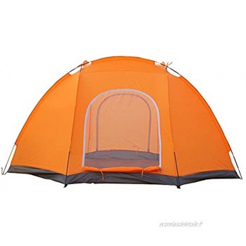 Vobajf Tente Froide épreuve Tente de Camping et des Big Tente étanche for 6-8 Personnes Tentes de dôme Couleur : Orange Size : 5-8 People