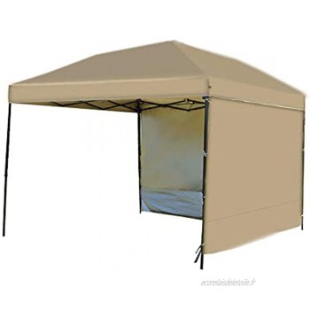 Vobajf Tente Quatre Coins Tente en Plein air Tentes Stall Tentes Camping Tentes Simple Couche en Tissu Ombrage Tissu Tente de Camping Tentes de dôme Couleur : Marron Size : 5-8 People