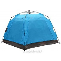 Vobajf Tente Simple Couche Tente entièrement Automatique Free-to-Build Tente de Camping Tentes de dôme Couleur : Bleu Size : 1people