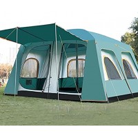 YXCKG Grande Tente Camping Tente 8-12 Personnes Tente de Camping Familiale Tunnel-Vent imperméable avec Toit Anti-Pluie Tente Double Couche Tente dôme Ultra Grande avec Espace moustiquaire