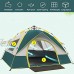 YZSS Tente pop-up 3 à 4 personnes Tente dôme légère Imperméable Coupe-vent Ultra légère Pour le camping la plage Avec sac de transport 210 x 200 x 135 cm